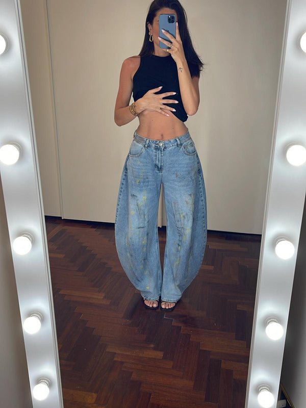 Jeans balloon skizzi